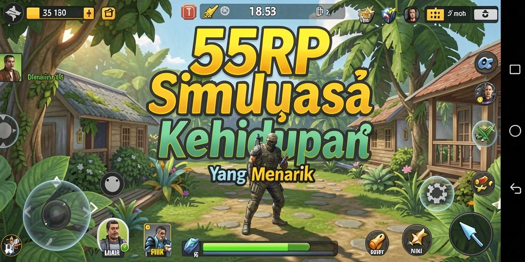 Gameplay menarik dengan interaksi karakter yang realistis.