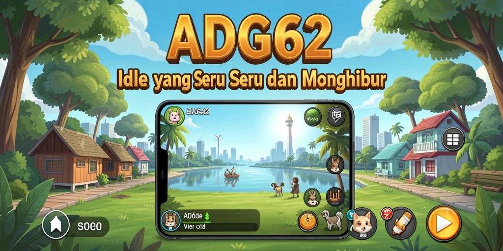 Tangkapan layar menunjukkan gameplay seru dan interaktif dari ADG62.