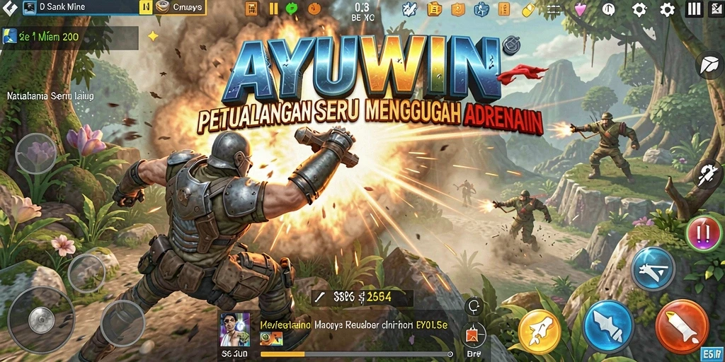 Gameplay AYUWIN yang menarik dan penuh tantangan dalam petualangan.