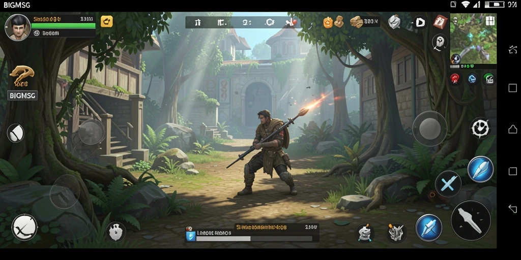 Tampilan gameplay BIGMSG yang menakjubkan dalam simulasi yang mendetail.