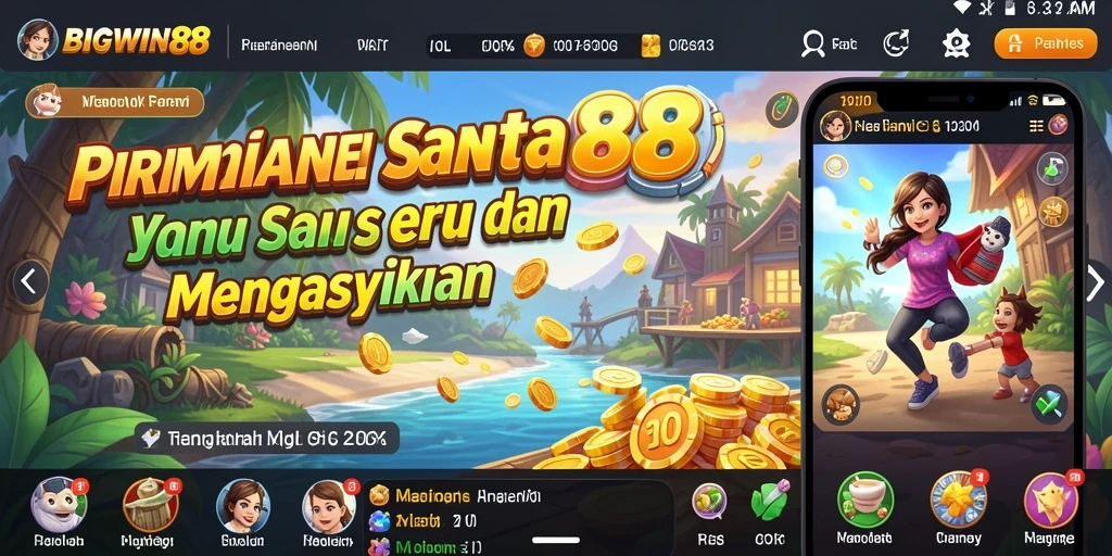 Tampilan gameplay seru dengan berbagai tantangan menarik di BIGWIN88.