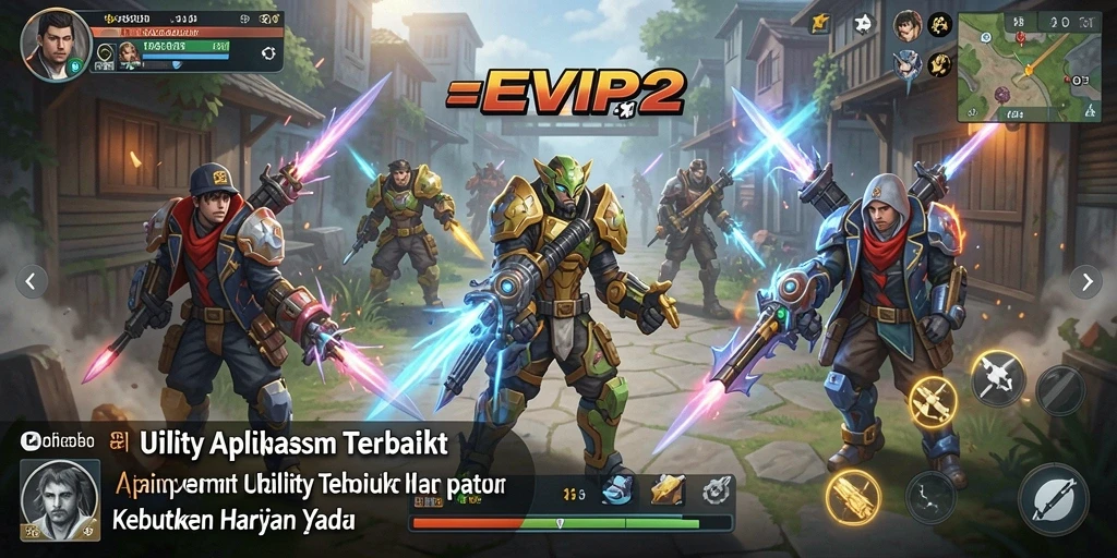 Screenshot utama EVIP2 menampilkan tampilan antarmuka yang intuitif dan fungsional.