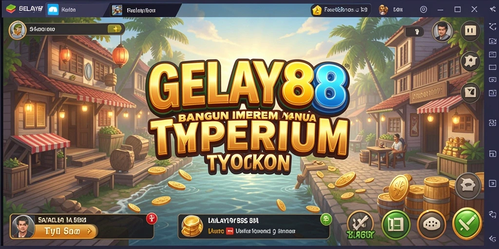 Tampilan seru gameplay Tycoon dalam GELAY88.