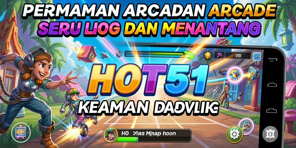 Gambar gameplay HOT51 dengan aksi seru dan tantangan Arcade.