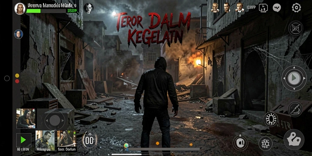 Gameplay menegangkan dengan atmosfer horror yang mencekam.