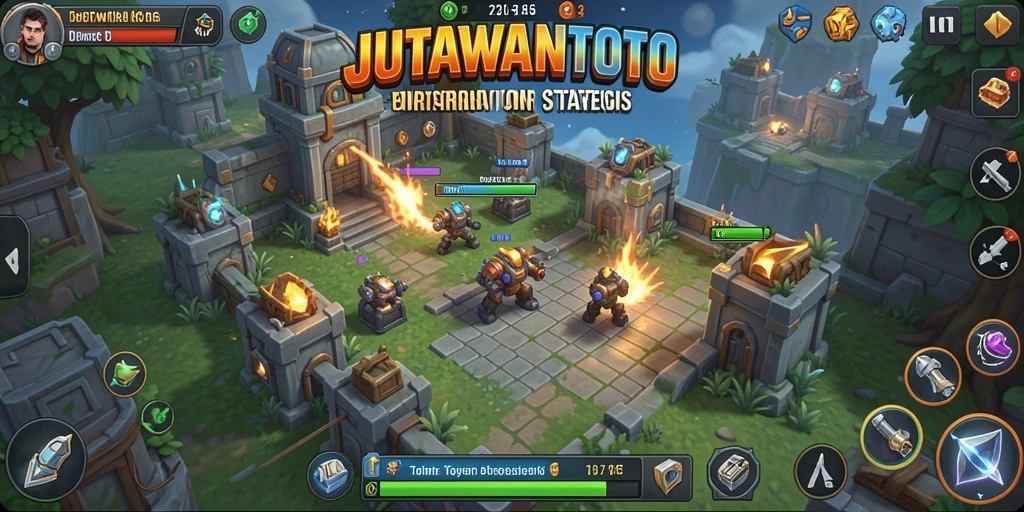 Tampilan gameplay JUTAWANTOTO dengan grafis yang menawan dan aksi yang mendebarkan.