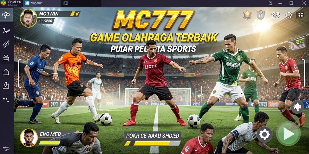 Tampilan gameplay menawan MC777 dengan berbagai olahraga yang seru.