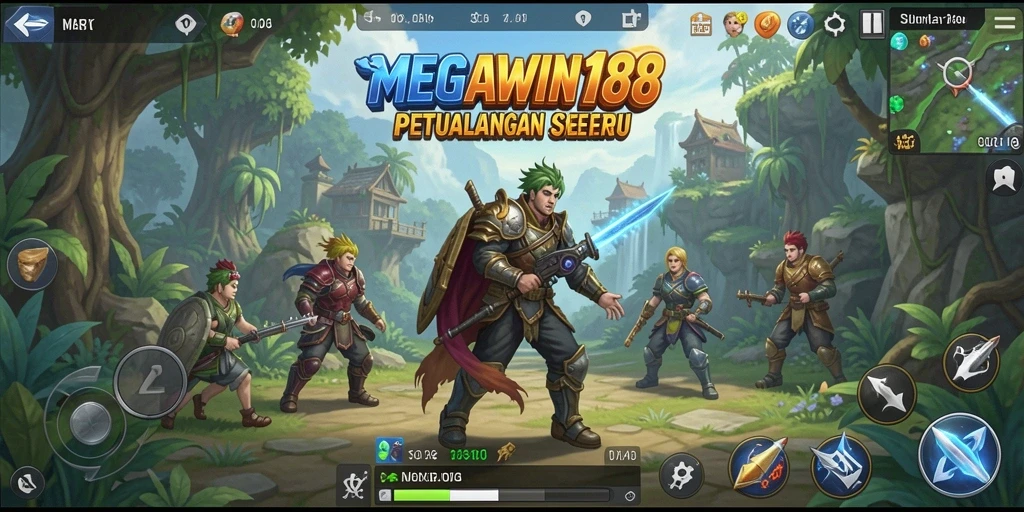 Tampilan gameplay seru dari MEGAWIN188 dalam dunia Simulation.