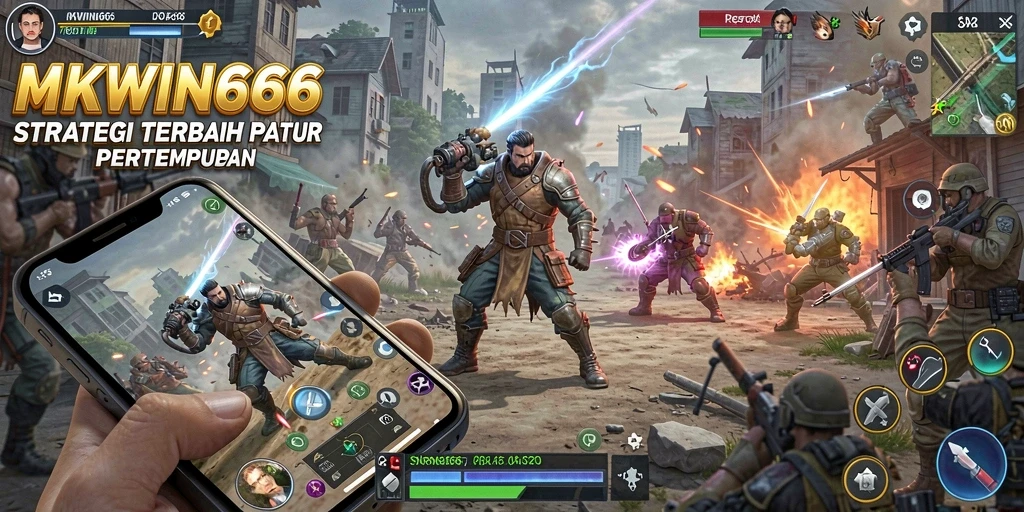 Tangkapan layar gameplay menarik dari MKWIN666 dengan strategi mendebarkan.