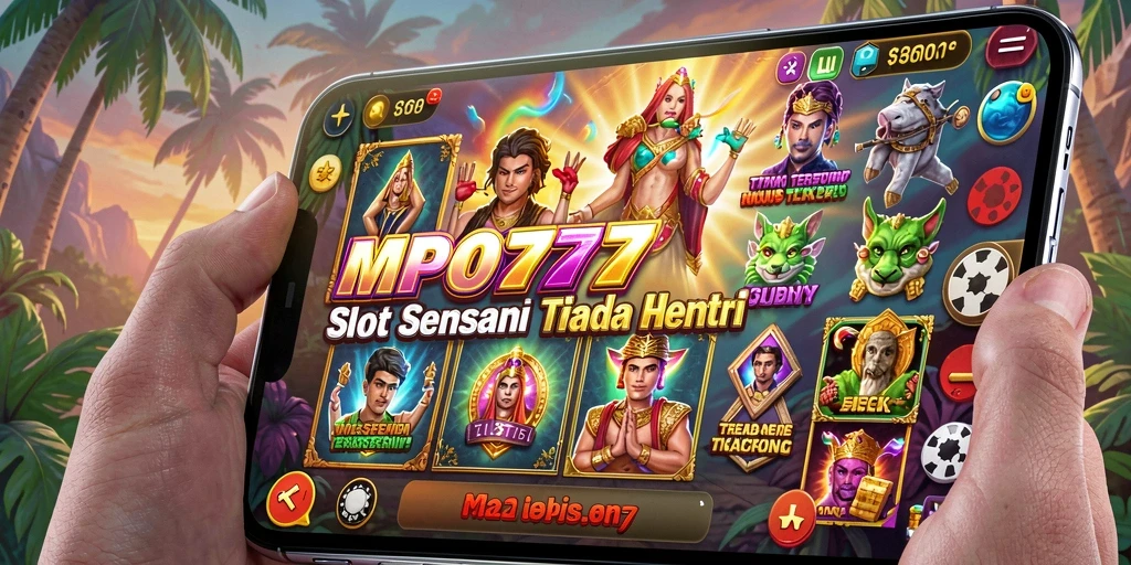 Tampilan menarik dari gameplay game Slot MPO777.