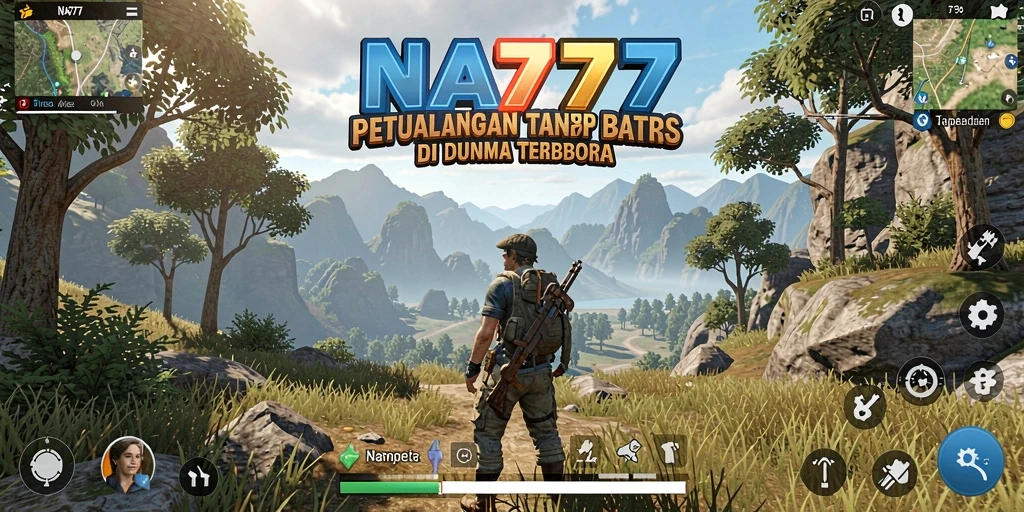 Screenshot gameplay NA777 menampilkan petualangan seru di dunia terbuka.