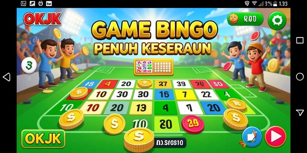 Tampilan menarik dari gameplay Bingo OKJK yang seru.