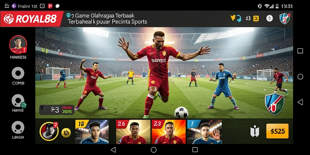 Tampilan gameplay dinamis dan seru dalam ROYAL88.