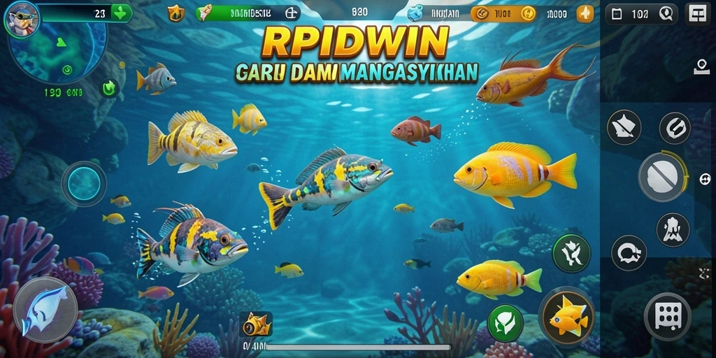 Screenshot gameplay Tembak Ikan RPIDWIN yang seru dan penuh aksi.