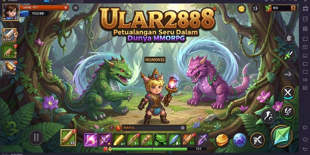 Screenshot gameplay ULAR288 yang mendebarkan dengan aksi seru.