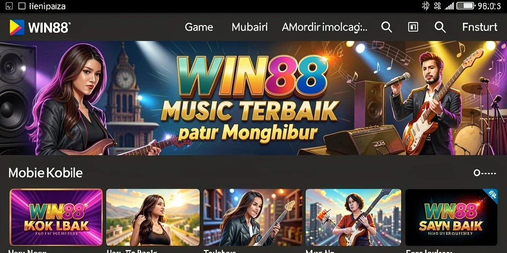 Gameplay seru di WIN88 dengan berbagai tantangan musik.
